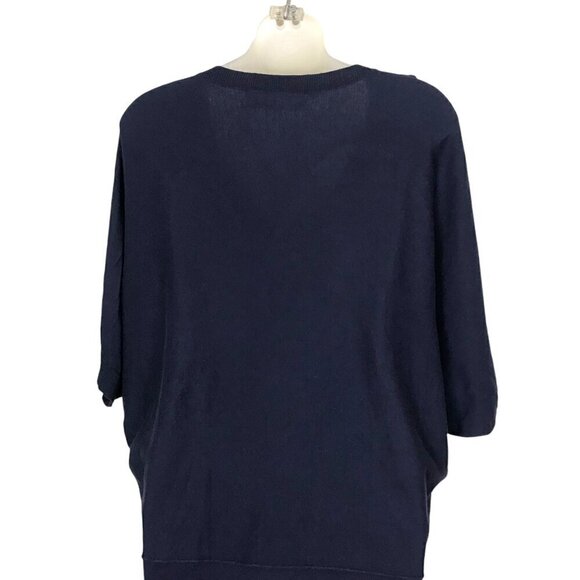 Marni Navy Blue Extra Long Cardigan Size L (40) - Picture 6 of 8